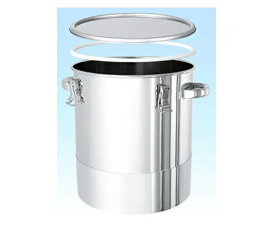 日東金属工業 PTFEパッキン付鏡板型密閉容器 65L 1個 DT-CTH-PTFE-43