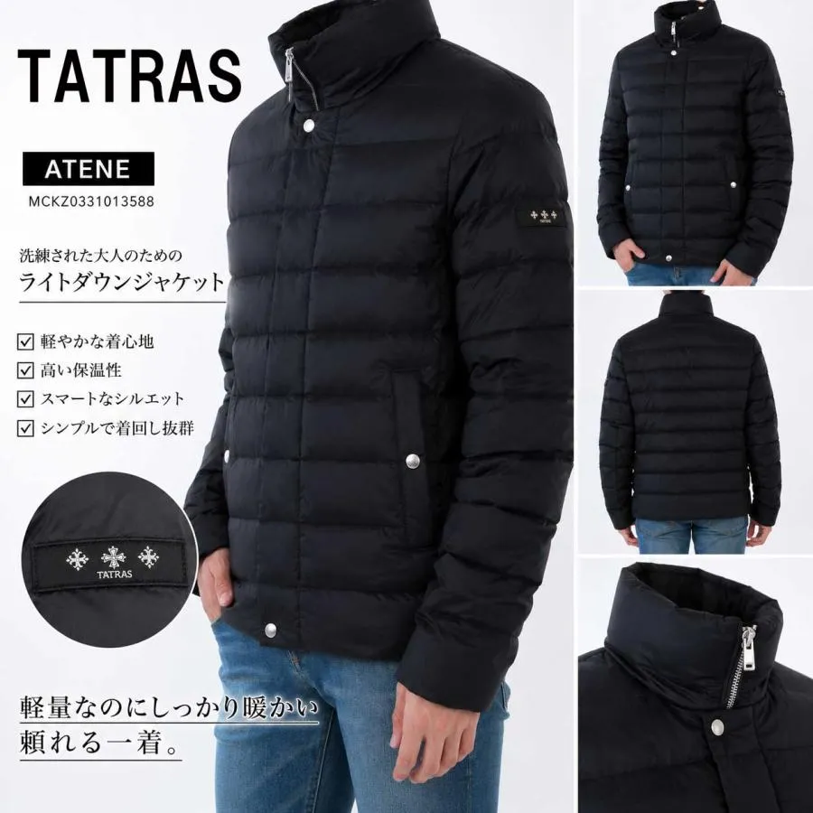 新品・正規品 決算セール☆TATRAS タトラス ライトダウンジャケット ATENE アテネ MCKZ0331013588 メンズ スタンドカラー