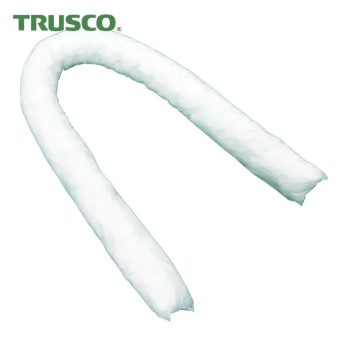 トラスコ TRUSCO 吸収材 まとめ買い オイル・水両用キャッチャー 天然繊維Φ70X1200 チューブタイプ25本入 (1箱) TOCW-T7-25
