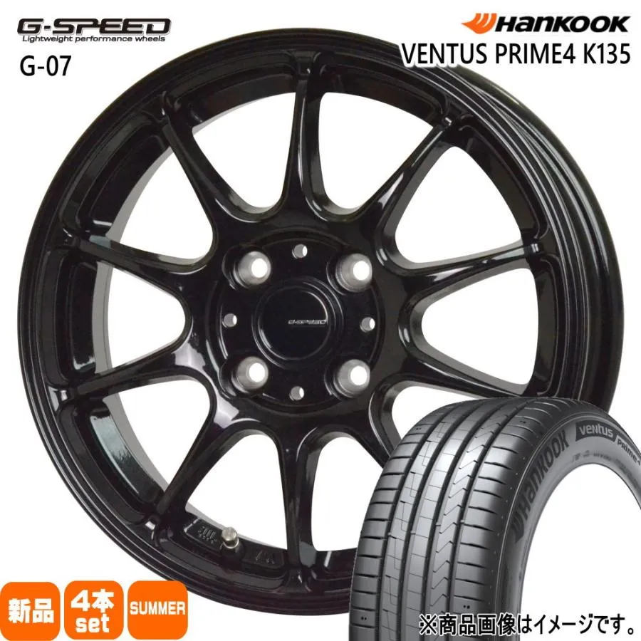 日産 E13 ノートクロスオーバー  ハンコック 195/60R16  VENTUS Prime4 K135 夏用 サマータイヤ G・speed G-07 16インチ