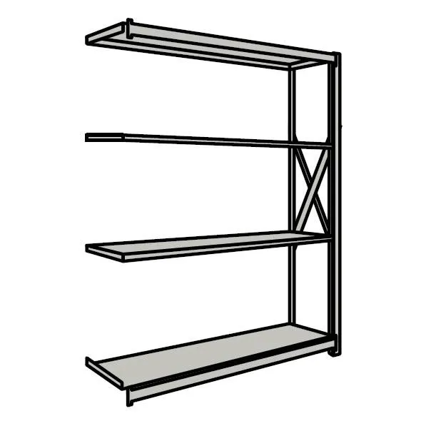 【ポイント5倍】【直送品】 サカエ 重量棚NR型(1000KG/段・連結・H2110MM・4段) NR-2744R (189208) 【特大・送料別】