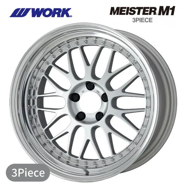ワーク マイスター M1 3ピース SIL 17×10 +13 5/114.3 新品ホイール1本