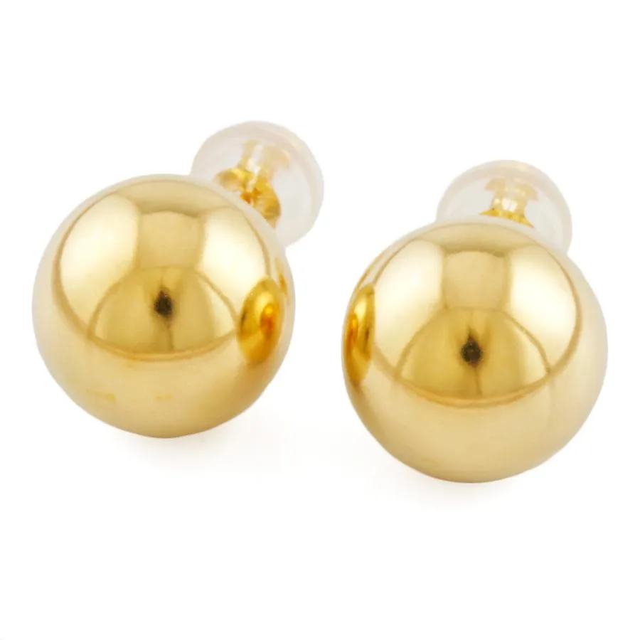 K18 ピアス 丸玉 10mm ボール 18金 K18ゴールド ゴールド 新品