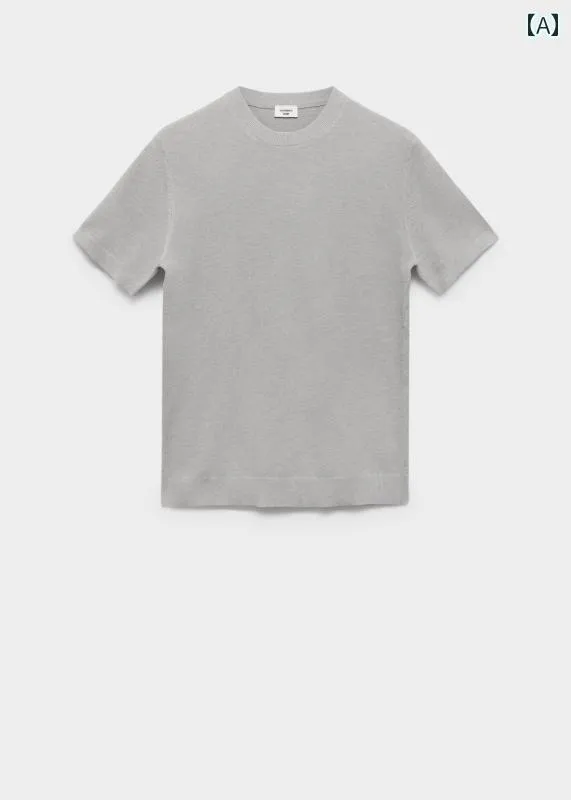 カットソー ワッフル Tシャツ ゆったり シンプル カラー カジュアル おしゃれ 綺麗 トップ アメリカン フィットネス レディース メンズ 夏の リネン 半袖 Tシャツ  メンズ  ラウンドネック  シンプルで スリム  オールド マネー