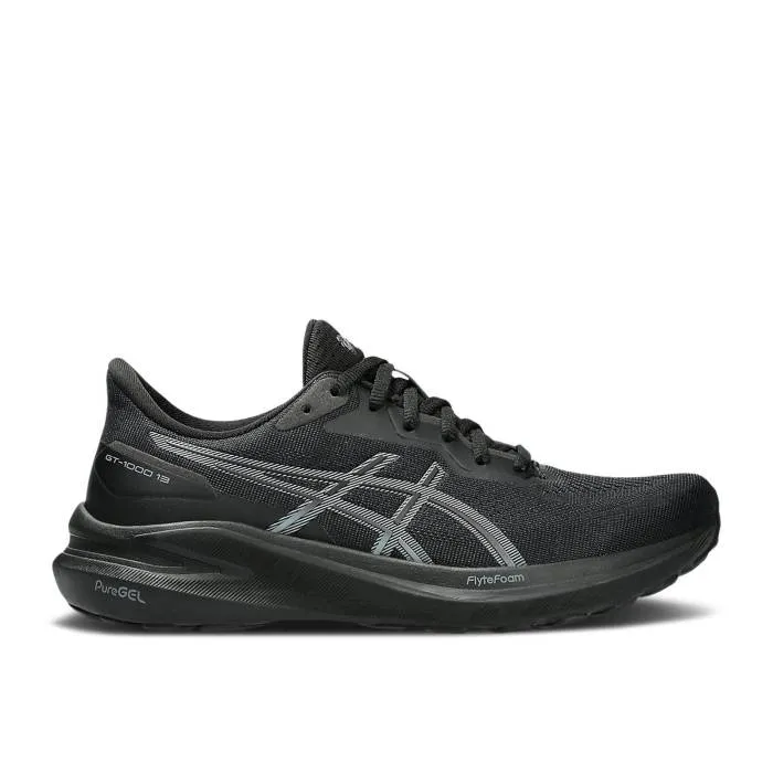 アシックス Asics 【 Wmns Gt 1000 13 Black Steel Grey Women Black/Steel Grey 】 13 サーティーン Steel スティール レディース 黒色 ブラック Steel スティール 灰色 グレー