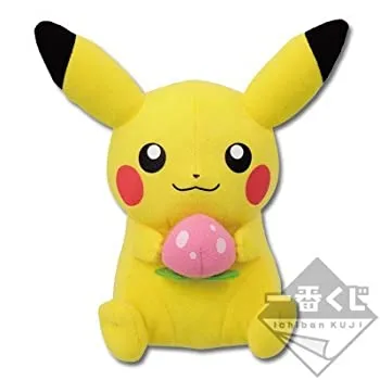 【中古】(未使用･未開封品)ポケモンわくわくゲットくじ ～草むら探検隊！～ E賞 ピカチュウ（ぬいぐるみ）