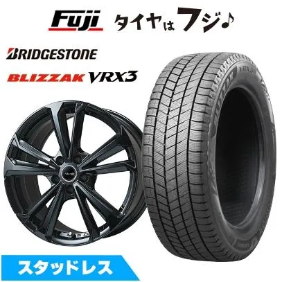 【新品】ジャガー Fペイス スタッドレスタイヤ ホイール4本セット 235/65R18 ブリヂストン ブリザック VRX3 共豊 ユーロツヴァイ FK-5 7.5J 18インチ