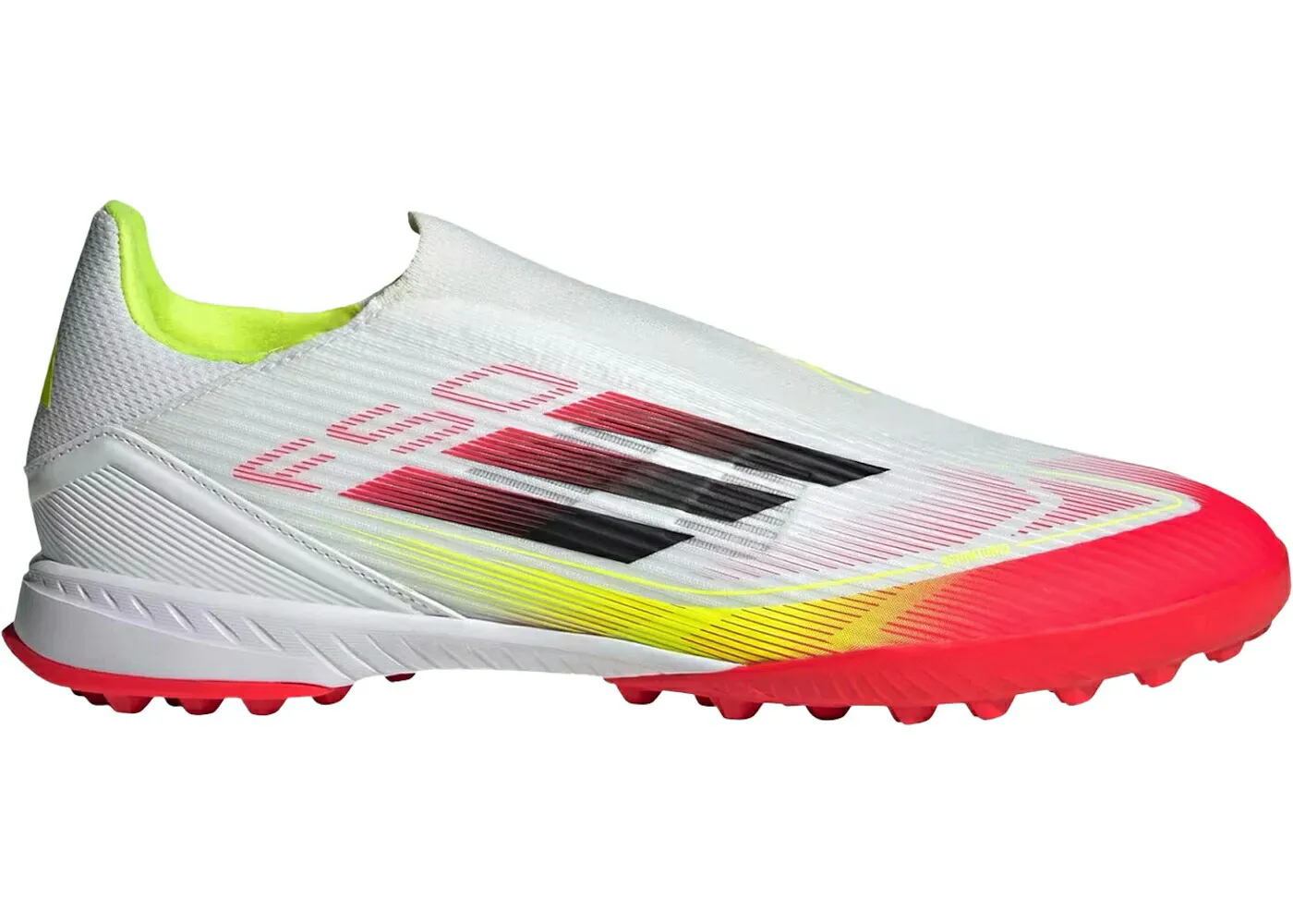 アディダス 白色 ホワイト コア 黒色 ブラック スニーカー メンズ ADIDAS F50 LEAGUE LACELESS TF SOLAR PACK / CLOUD WHITE CORE BLACK SOLAR
