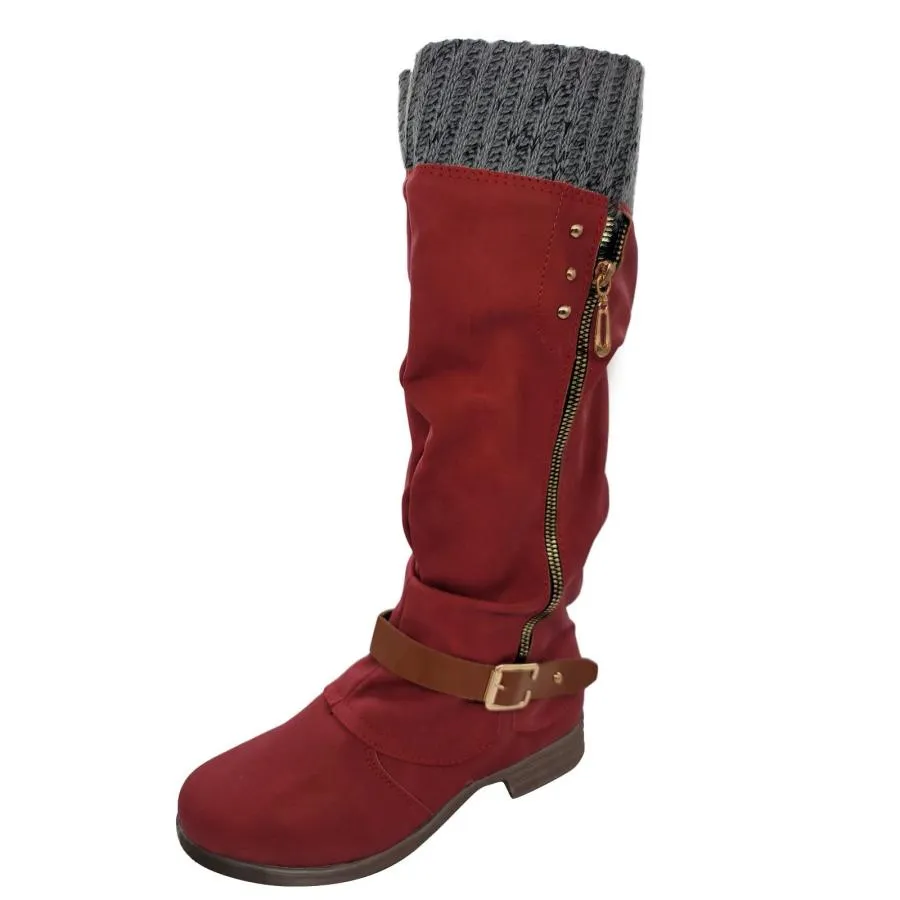 【並行輸入品】SBGMoSJ Fall Heeled Boots for Women 2023 Black Cowgirl Boots for