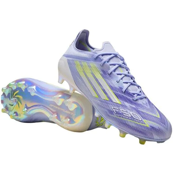 adidas アディダス レディース スニーカー adidas F50 Sparkfusion Elite Low FG/AG Violet Tone Lucid Lemon Purple Rush (Women's) 【サイズ US_W_11 】