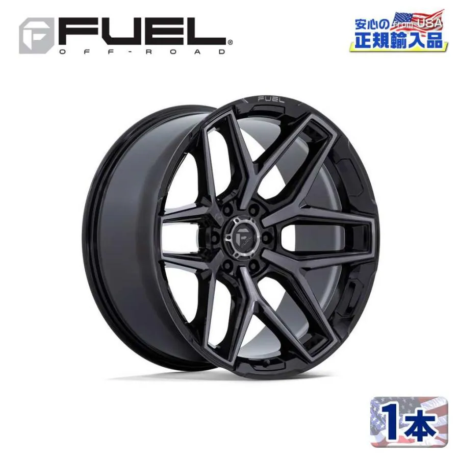 [FUEL OFFROAD 正規代理店] 18インチアルミホイール 1本 FC854BT FLUX フラックス 18×9J 6H 139.7 +20 CB106.1汎用/FC854BT18906820