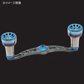 リールカスタムパーツ LIVRE フルコンプ クランク 黒鯛工房用 110mm GMB(ガンメタ×ブルー)