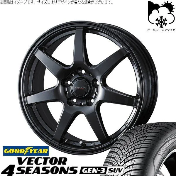 レクサスNX ハリアー 235/55R18 オールシーズン | ベクター4シーズンズ GEN-3 SUV \u0026 ヴェルヴァ ワンダー 18インチ 5穴114.3