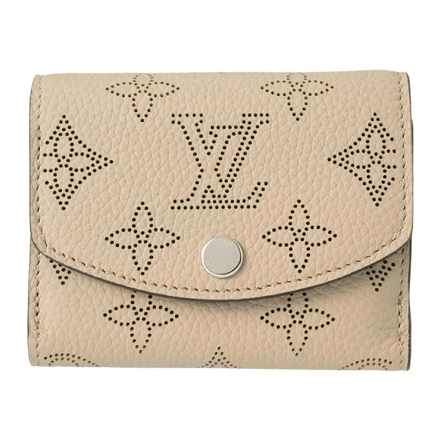 並行輸入 ルイヴィトン 3つ折り財布 Louis Vuitton マヒナ ポルトフォイユ・イリス XS M82437レディース ベージュ