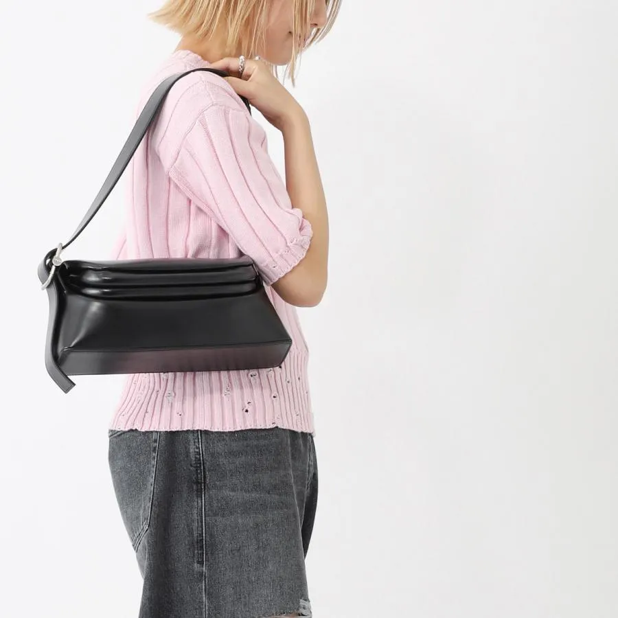オソイ OSOI ショルダーバッグ FOLDER BROT ブラック レディース 22fb010-16-01-black