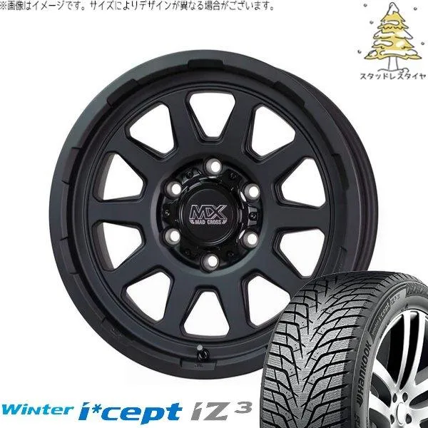 ハイエース専用 215/65R16 スタッドレス | ウィンターアイセプト IZ3 W636 \u0026 マッドクロス レンジャー 16インチ 6穴139.7
