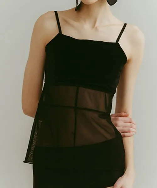 キャミソール Quiet  Sheer Cami