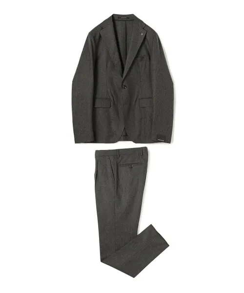 セレモニースーツ セットアップ 「別注」TAGLIATORE ウールサキソニー シングルブレステッド2Bスーツ メンズ