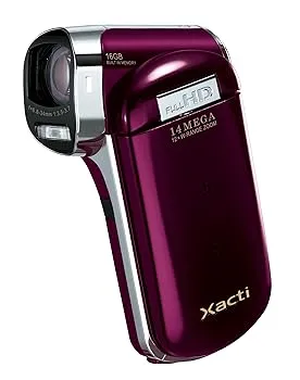 【中古】SANYO デジタルムービーカメラ Xacti CG110 レッド DMX-CG110(R)