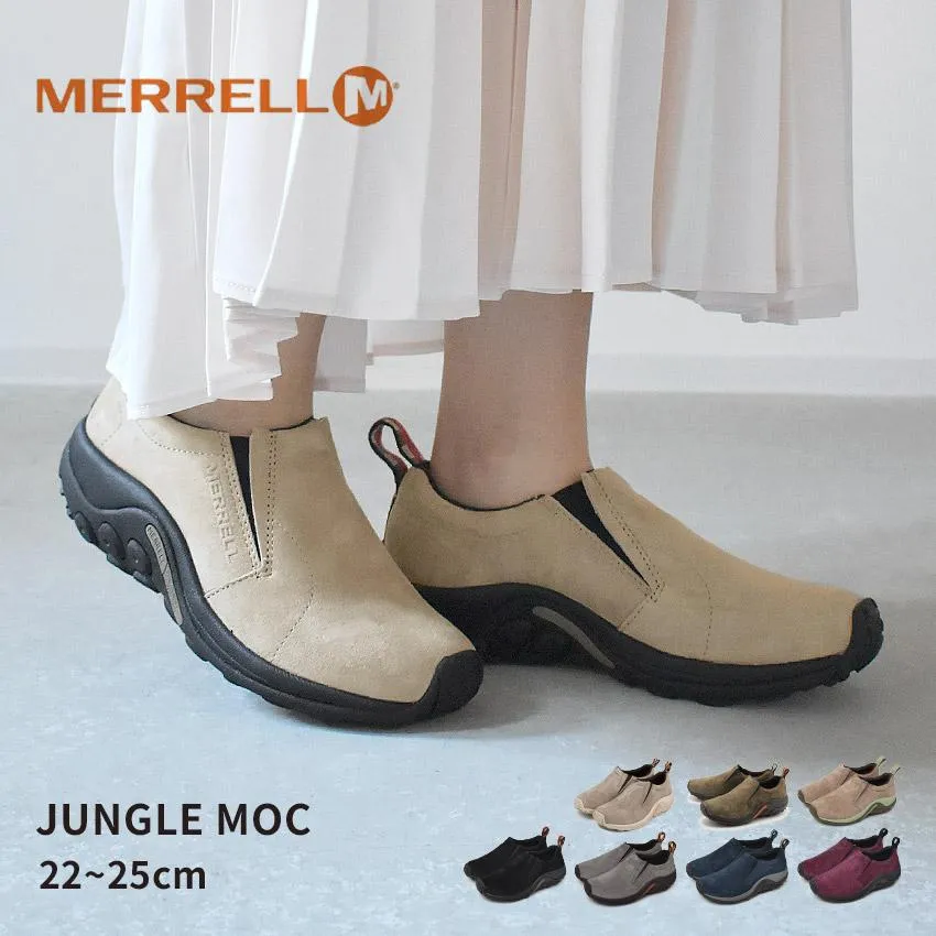 メレル 靴 レディース ジャングルモック スニーカー 軽量 スリッポン ウォーキングシューズ 登山 通勤 MERRELL JUNGLE MOC 爆買|slz|