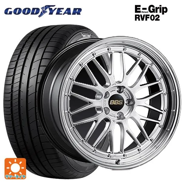 送料無料 サマータイヤホイール 4本セット 205/50R17 93V XL グッドイヤー エフィシェントグリップ RVF02 BBS LM 17-7