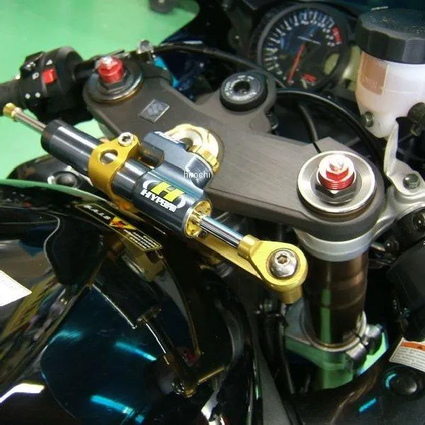 22115019 ハイパープロ HYPERPRO CNCステアリングダンパーステー 75mm/TYPE-3 05年-06年 GSX-R1000 ゴールド SP店