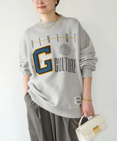 tシャツ 「GOLDEN GOOSE / ゴールデングース」OVER COTTON SWEAT レディース