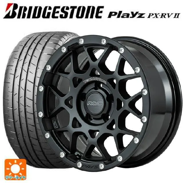 トヨタ アルファード(30系)用 225/60R17 99H ブリヂストン プレイズ PX-RV2 正規品 チームデイトナ M8