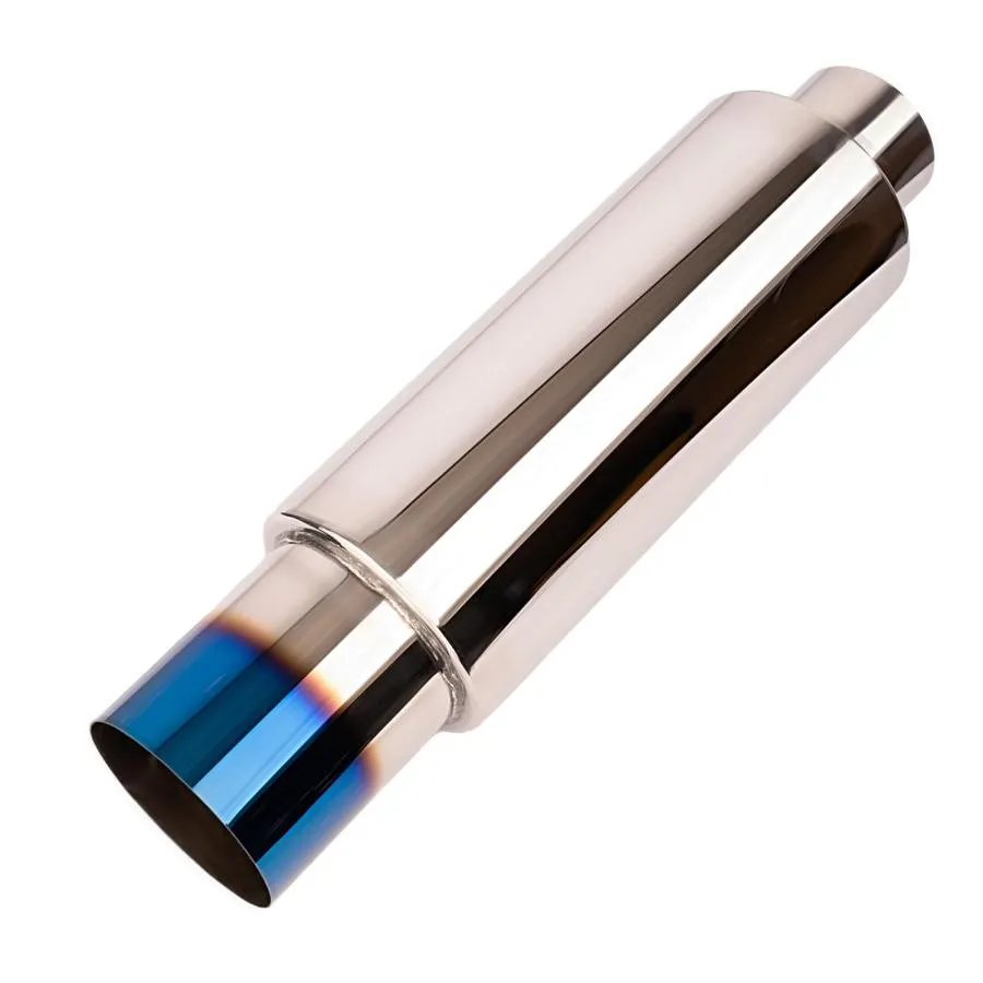【並行輸入品】 】 Yeoflagtrade 3.0 Inch Inlet 4.0 Inch Outlet Exhaust Muffler 3.0\"