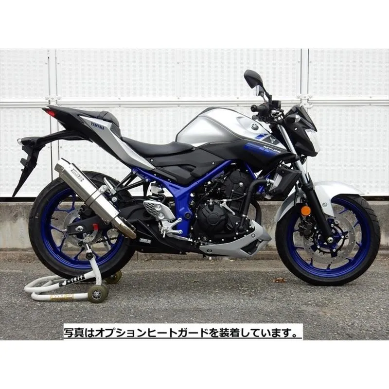 マフラー ダブルアールズ WR`S S O ラウンドステンレスサイレンサー MT-25 MT-03 16-21 BF2260JM 取寄品