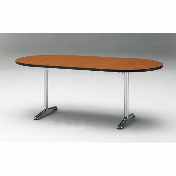 ミーティングテーブル ATTシリーズ 楕円型 幅1800×奥行き750mm 5色対応 （国産） ATT-1875RS