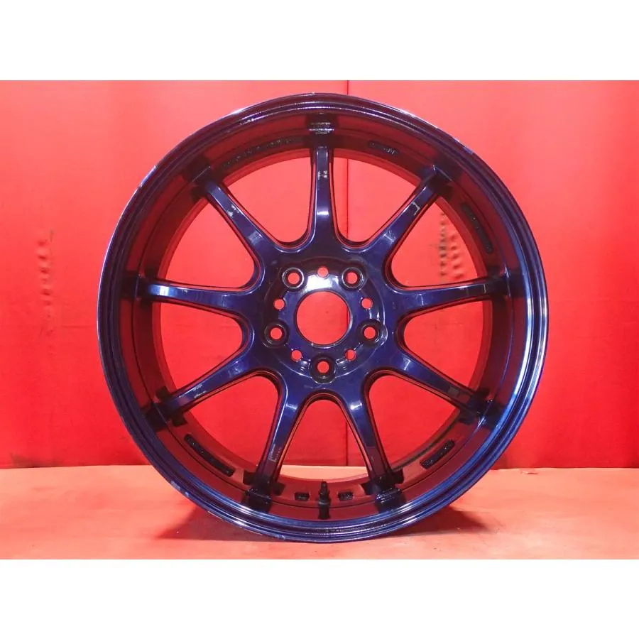 ジャンク 単品 社外 ホイール 1本 WORK ワーク EMOTION D9R エモーション ディーナインアール ★ 7.5J-18 PCD114.3 5穴 +53 ハブ73 ★ ja18