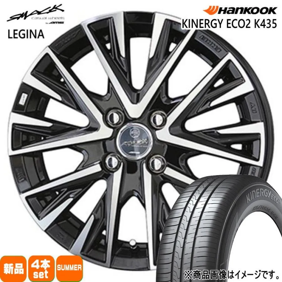日産 E13 ノートクロスオーバー  ハンコック 195/60R16  Kinergy eco2 K435 夏用 サマータイヤ SMACK LEGINA