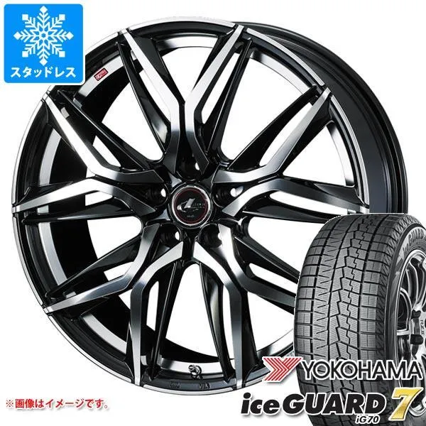 スタッドレスタイヤ ヨコハマ アイスガードセブン iG70 165/55R14 72Q レオニス LM 4.5-14