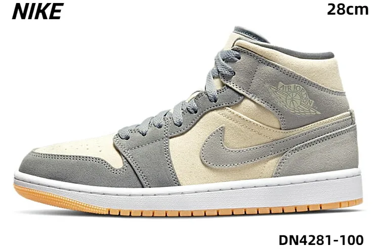 10 (28cm) 国内正規品【NIKE AIR JORDAN 1 MID SE DN4281-100 COCONUT MILK/COCONUT MILK LAIT DE COCO/LAIT DE COCO ナイキ エアジョーダン 1 ミッド ココナッツミルク パーティクルグレー】
