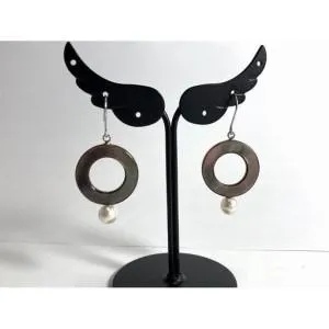 ふるさと納税 あこや真珠/黒蝶シェルピアス【パール ピアス 高級 しんじゅ あこや ファッション ギフト 贈り物 贈答 母の日  人気 おすすめ 高知.. 高知県南国市