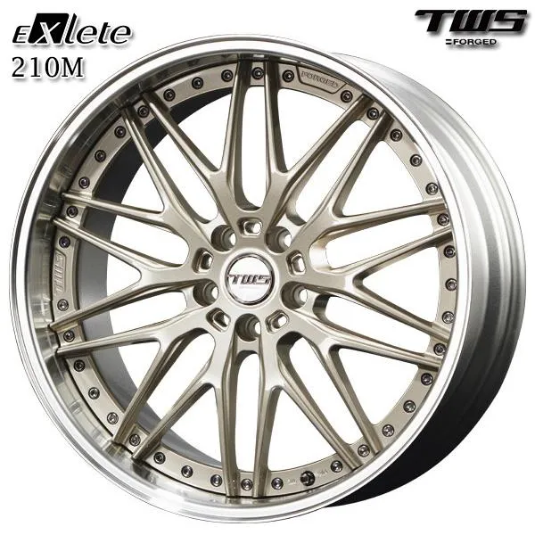 BMW (F30/F31/F32/F33/F36) サマータイヤホイールセット F:225/35R20 R:255/30R20 5H120 TWS EXlete 210M PG ウィンラン R330