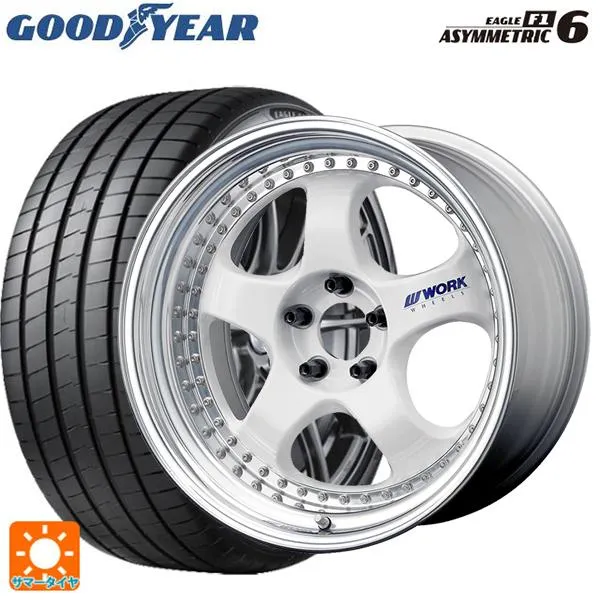 送料無料 サマータイヤホイール 4本セット 225/40R19 93Y XL グッドイヤー イーグル F1 アシメトリック6 ワーク マイスター S1