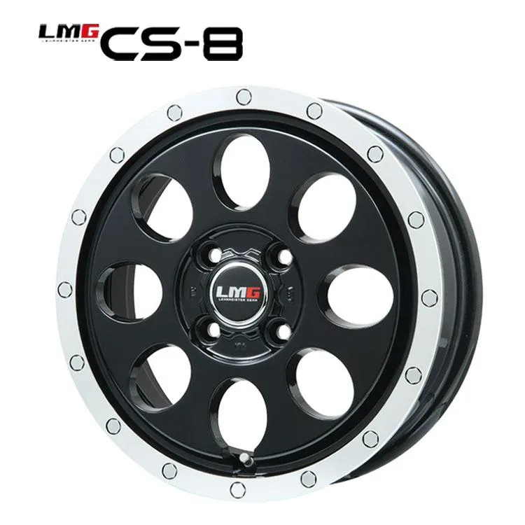 14インチ 5H114.3 5J 5J+50 5穴 ホイール 【2本セット 新品】  LMG CS-8 送料無料 レアマイスター