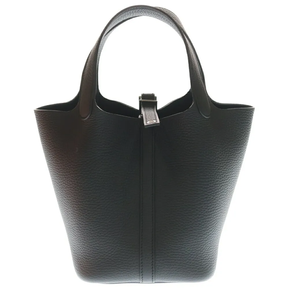HERMES(エルメス) サイズ:PM ピコタンロックPM ノワール トリヨンクレマンス K刻印 シルバー金具 ハンドバッグ【新古品/中古】【程度S】【カラーブラック】【取扱店舗BRING：RED新宿東口店】