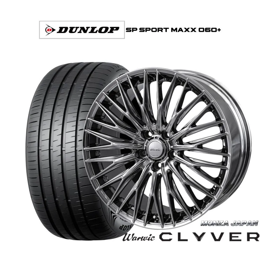 サマータイヤ ホイール4本セット モンツァ ワーウィック クライヴァー ダンロップ SP SPORT MAXX 060+ 235/55R20