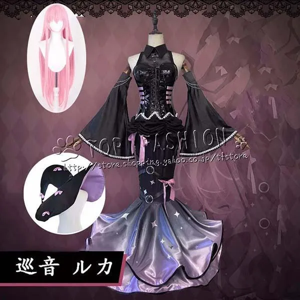 VOCALOID ボーカロイド 巡音 ルカ  めぐりね Megurine Luka 小悪魔 コスプレ衣装 ハロウィン コスチューム イベント クリスマス