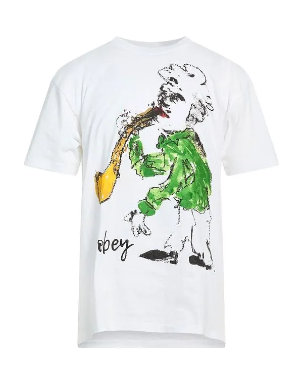 オベイ メンズ トップス Tシャツ OBEY White ホワイト