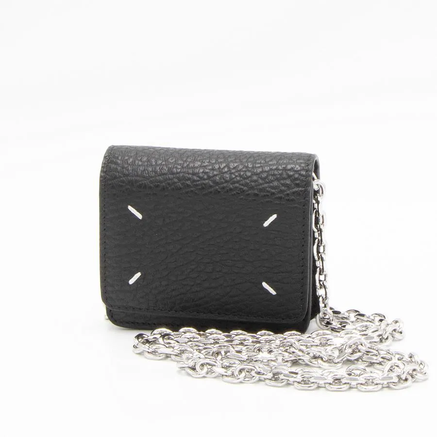 【10%OFFクーポン有り】メゾンマルジェラ MAISON MARGIELA チェーンウォレット ブラック SA3UI0009 P4455 T8013 BLACK