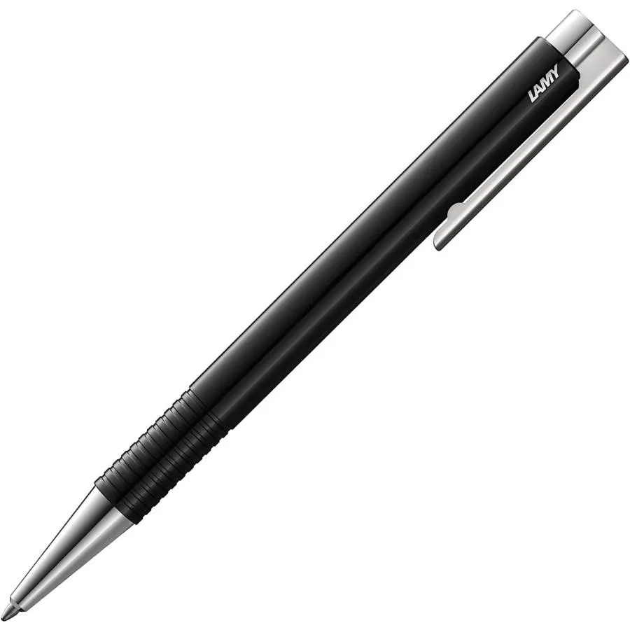【並行輸入品】Lamy ブラックロゴ M+ ボールペン ブラックインク (L204MBK)