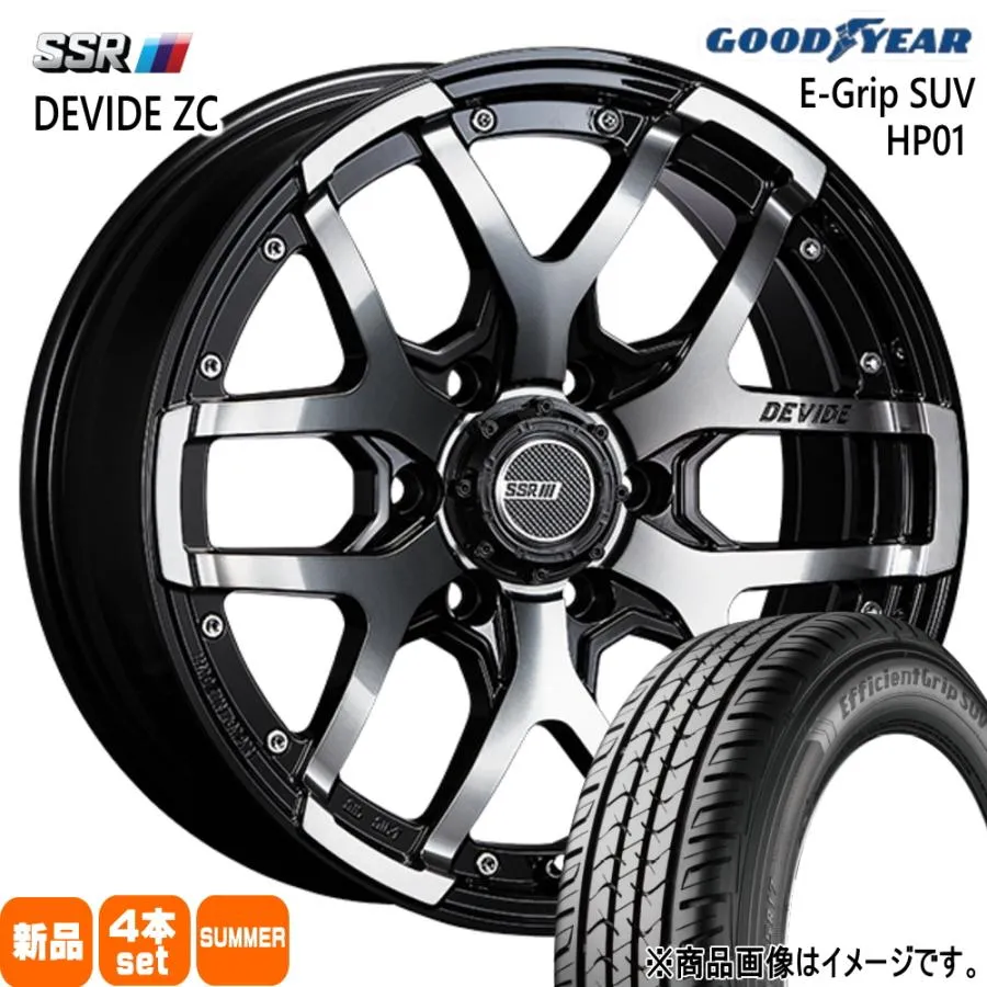 265/65R18 114V グッドイヤー EfficientGrip SUV HP01 夏用 サマータイヤ DEVIDE ZS ハイラックス プラド  18インチ