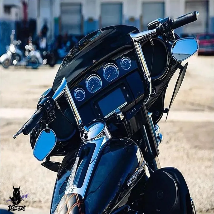 【互換品】 ハーレーバイクツーリング用ブレーキラインキット 14-16インチ electraグライド ストリートグライドロード 14-23 社外製