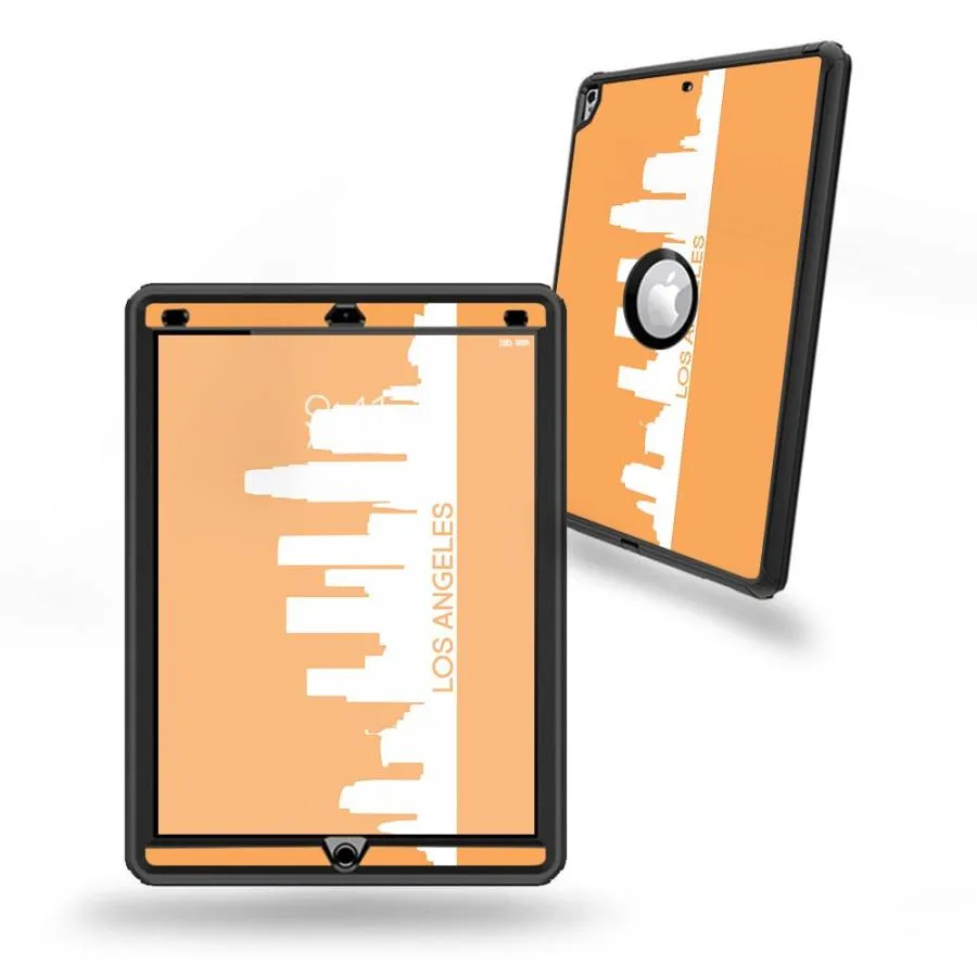 MightySkins スキンシール OtterBox Defender iPad Pro 12.9インチ(2017)対応 ロサンゼルス柄 保護ビニールデカール
