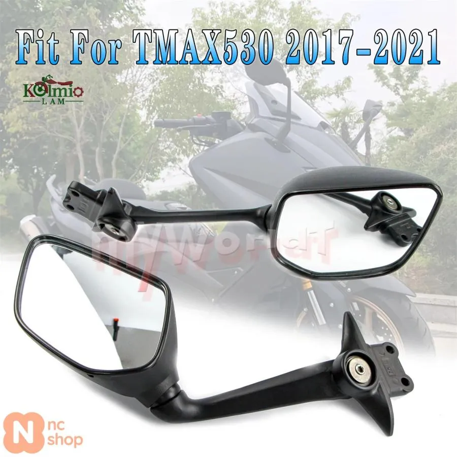 【並行輸入品】ヤマハ 560 2017 - 2021 バイク リアビューサイドミラー T-MAX TMAX530 SX/DX TMAX560 2018 2019 2020