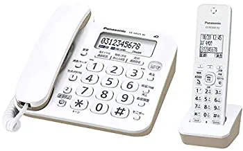 【中古】(非常に良い)パナソニック RU・RU・RU デジタルコードレス電話機 子機1台付き 迷惑電話対策機能搭載 ホワイト VE-GD25DL-W